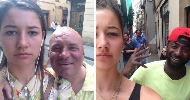 Tired Of Getting Catcalled, This Woman Started A Selfie Project Posing With The Catcallers, And The Results Are Disturbing