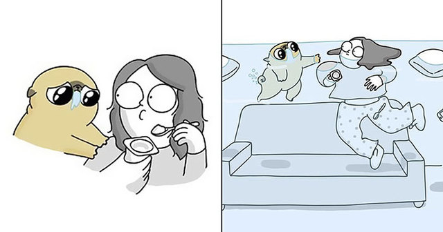 20+ Hilarious Comics That Illustrate What It's Like Living With A Dog