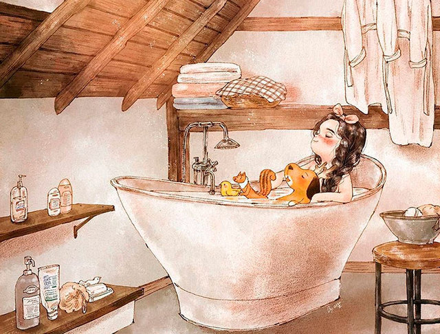 Korean Artist Illustrates The Beauty Of Living Alone In 25+ Illustrations