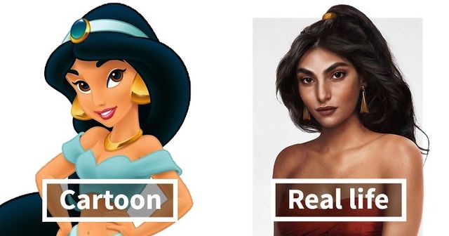 Artist Reimagines 20+ Disney Characters As Real People, And Elsa From Frozen Finally Looks Normal