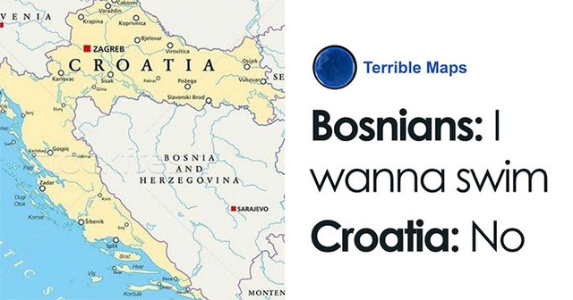 25+ 'Terrible Maps' That Will Give You Nothing But A Laugh