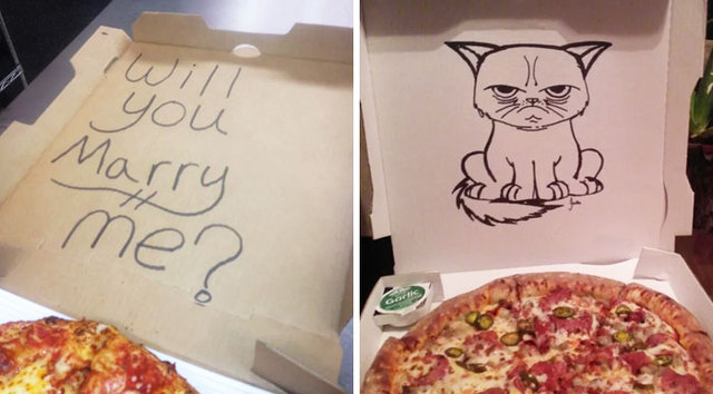 32 Times Pizza Places Were Asked To Draw Something And Delivered Great Results