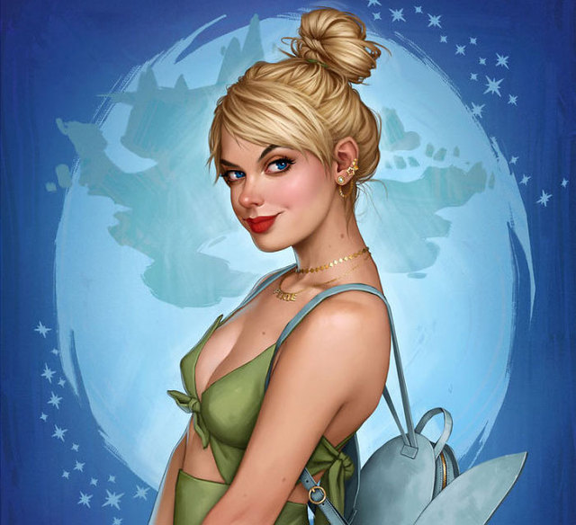 Illustrator Shows How Disney Characters Would Look If They Lived In 2018 (New Pics)