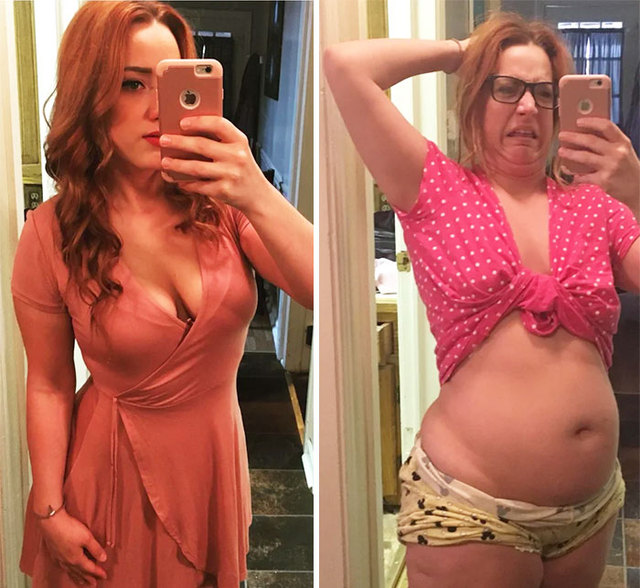 45 Unbelievable Before & After Pics That Show The Same Girls