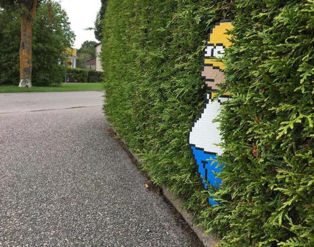 Swedish Artist 'Vandalises' Streets With His Pixel Art, And Let's Hope No One Catches Him