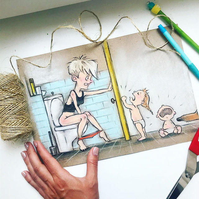 Mother Of Two Sums Up Parenting In 12 Honest Illustrations, And The Result Is Hilariously Relatable