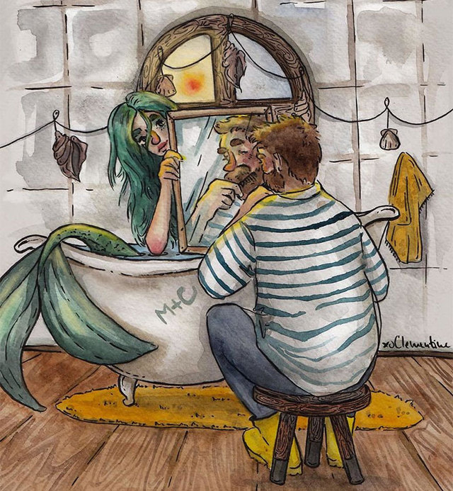 This Bulgarian Artist Quit Her Job To Create Watercolor Illustrations Reflecting Her Daily Life