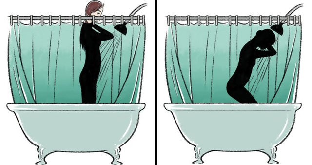 Artist Illustrates Tall And Short Girl Problems, And Looks Like Both Have Mirror Problems