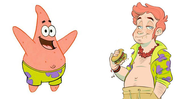 Russian Artist Recreates Spongebob Squarepants Characters As Humans And They Are Awesome