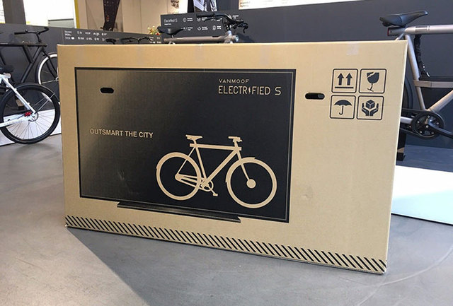 This Dutch Bike Company Used Fake TV Boxes To Ship Their Bikes And It Reduced Shipping Damage By 80%