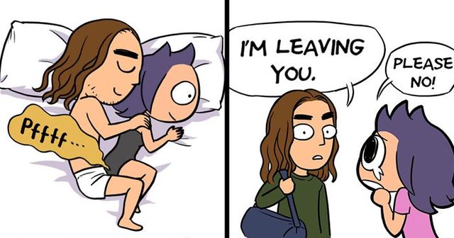 This Artist Created A Fart Guide And It's A Must Read For All Couples That Sleep Together