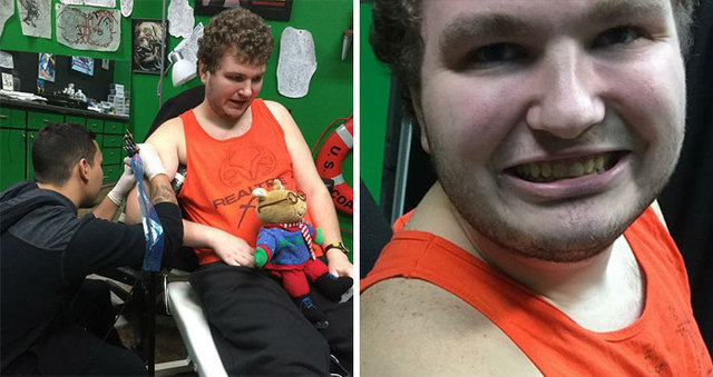 Autistic Man Gets A Tattoo At Last After Being Rejected By Every Tattoo Shop