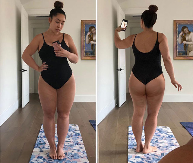 Trainer Photoshopped Herself To Fit Perfect Body Standards Throughout History (6 Pics)