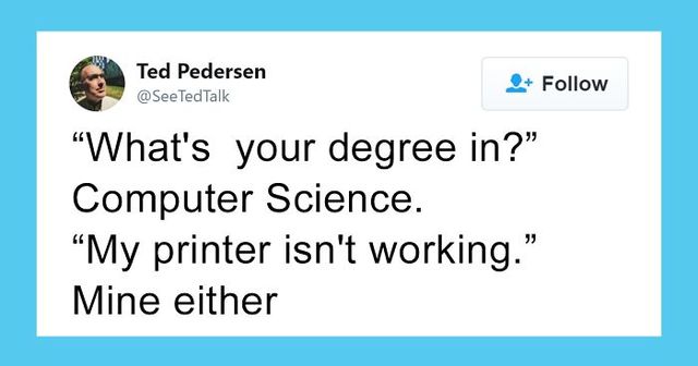 30 Hilarious Tweets Of People Responding To The Question 'What's Your Degree In'