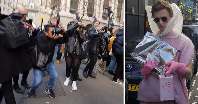 Regular Guy Fools London Fashion Week Photographers Into Thinking He's A Model By Wearing The Most Ridiculous Outfits