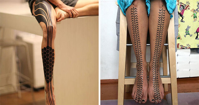 45 People Who Got Awesome Leg Tattoos