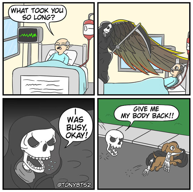 30 Dark Humor Comics With Endings You Don't See Coming