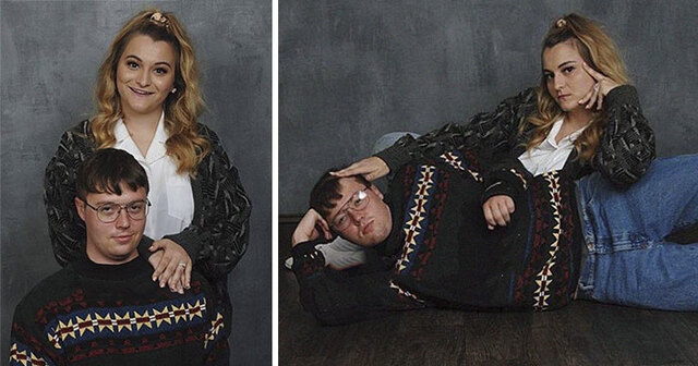 This Couple Nailed Their Engagement Photoshoot With 14 Hilarious Pics
