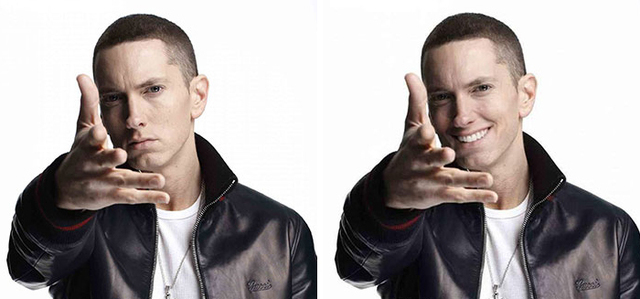 Guy Photoshops Eminem 'Smiling' And The Pictures Instantly Seem More Pleasant
