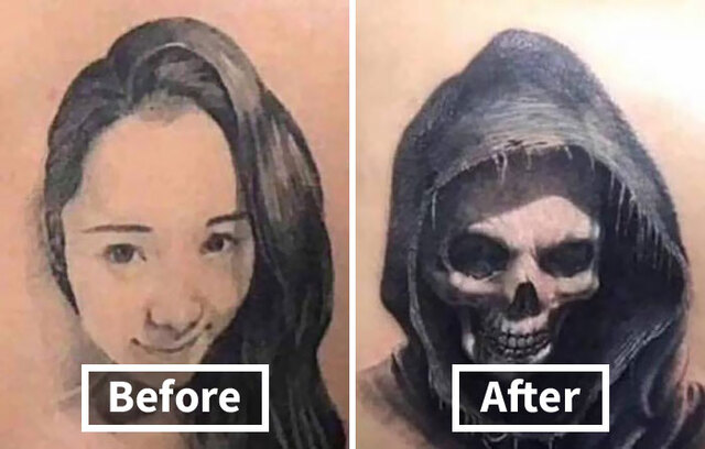 31 Times People Covered The Tattoos Of Their Exes' Names In The Most Creative Ways