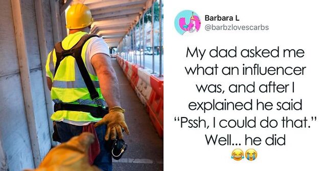 Dad Asks Daughter How To Be An Influencer, Says It's Easy And Proves It With 430K Followers
