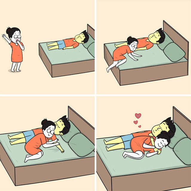 30 Wholesome Comics About This Artist's Life With His Wife
