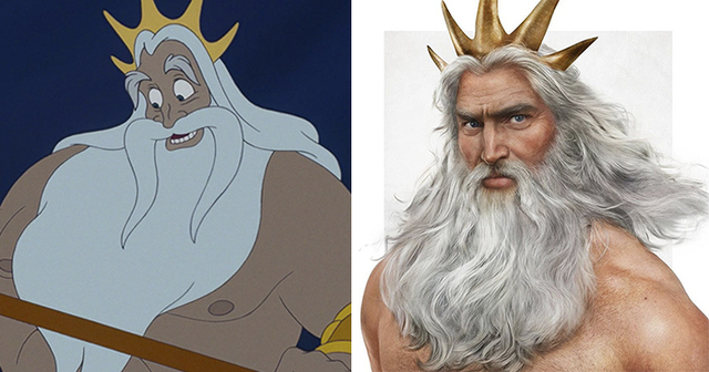 Artist Reimagines 5 Disney Dads As Real People And They Look Like Hollywood Actors