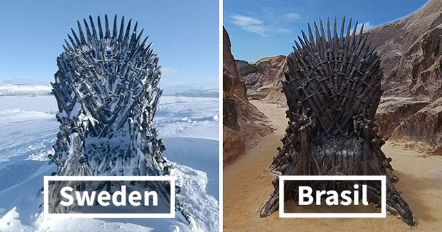 'Game Of Thrones' Hide 6 Iron Thrones Around The World And Lead People On An Epic Scavenger Hunt