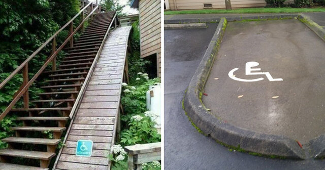 30 Times People Tried Installing Wheelchair Ramps But Failed Miserably