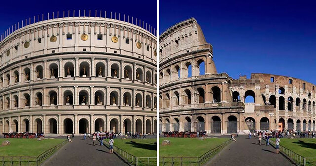 11 Ancient Roman Structures 2000 Years Ago And Now