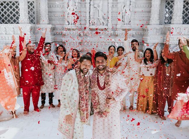 Gay Indian Couple Hold A Traditional Wedding Ceremony In A Hindu Temple, Inspire Same-Sex Couples Everywhere
