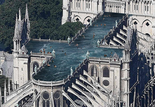 9 Ridiculously Crazy Proposals For The Notre Dame Restoration
