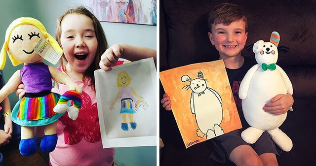 This Company Turns Kids' Drawings Into Awesome Plush Toys