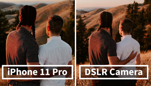 Photographer Shoots Same Photoshoot With A Professional Camera And The New iPhone 11, Compares The Results
