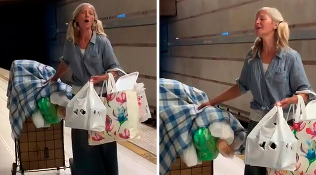 This Homeless Opera Singer In The LA Subway Lost Her Home To Medical Bills