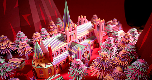 French Artist Duo Uses Colorful Paper To Bring Scenes From Famous Literary Works To Life