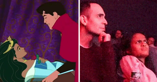 Man Puts Himself And His Girlfriend Inside A Disney Movie To Propose To Her