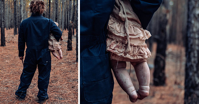 Father And 11-Month-Old Daughter Get Turned Into Zombies For This Terrifying Halloween Photoshoot