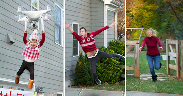 This Family Has Been Creating Crazy "Real Life" Christmas Cards For 6 Years In A Row