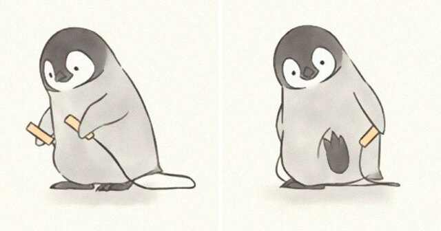 30 Comics Featuring An Adorable Little Penguin By Self-Taught Artist Sheba