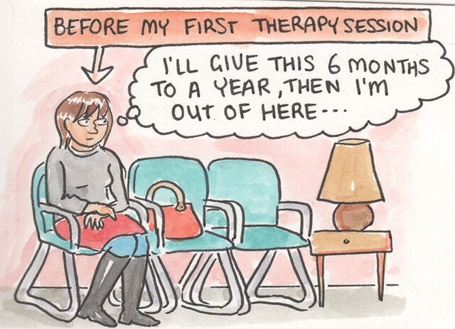 This Artist Illustrates Her Therapy Process To Show People It Can Get Better (10 Pics)