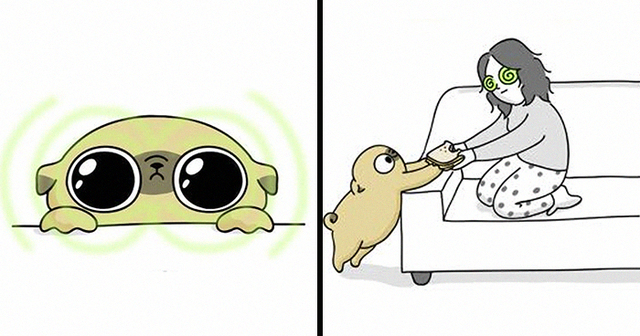 This Artist Creates Comics That Hilariously Sum Up What It's Like Living With A Dog (30 Pics)