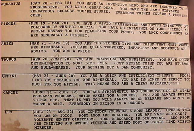 People Can't Get Enough Of These Hilariously Accurate Horoscope Predictions From 1979