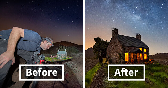 20 Buildings Under The Night's Sky That Are Actually Precisely Polished Miniatures