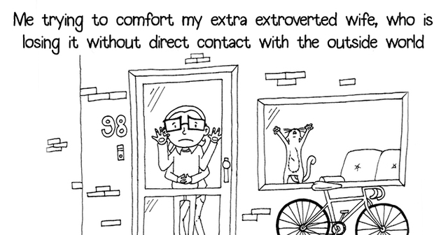 Artist Illustrates How Introverts Feel During The Coronavirus Quarantine (9 Pics)