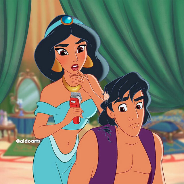 Artist Illustrates What Would Happen If Disney World Was Struck By Coronavirus (33 Pics)
