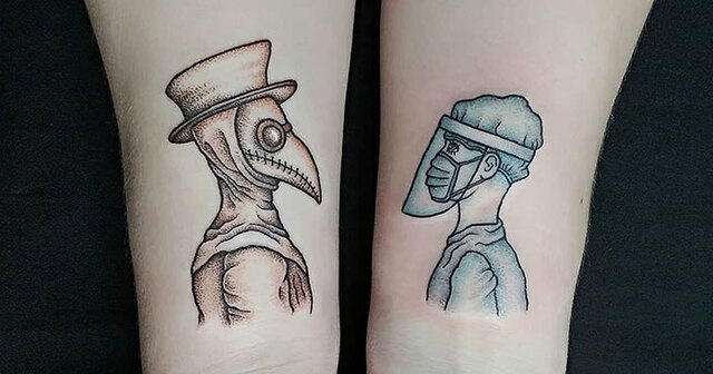 People Are Sharing Their Coronavirus-Inspired Tattoo Designs (20 Pics)