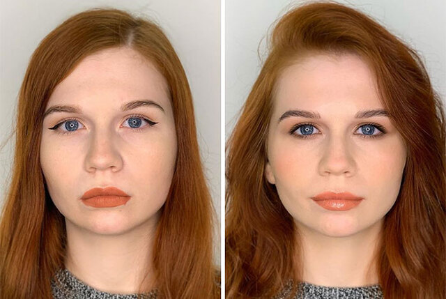 30 Photos Comparing Amateur Vs. Professional Makeup