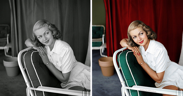 30 Classical Hollywood Stars Colorized By Russian Artist Klimbim