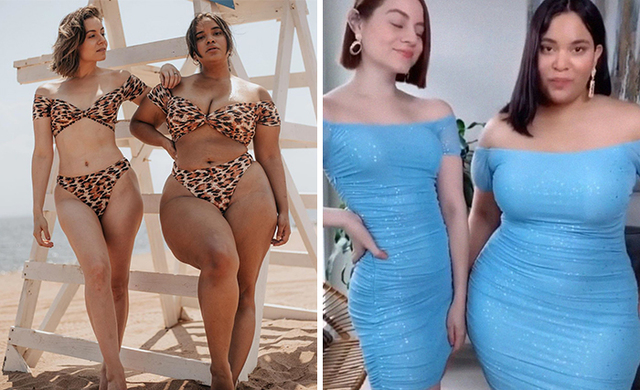 33 Times These Two Friends Proved The Same Outfits Can Look Great On Different Body Types